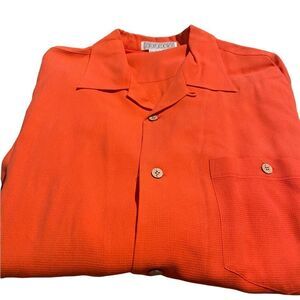 Tulip shirt sleeved silk button up shirt like new condition